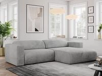 MKS M&Ouml;BEL Ecksofa PASADENA, Set, Wellenfedern, Polsterschaum, Kunststoffbeine,