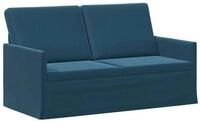 vidaXL Sofa 150 x 81 x 82 cm 2-Sitzer Sofa Blau 150x81x82 cm Samt V, 1 Teile