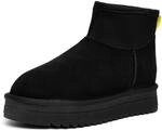 Winterboots ARA "ARKTIS", Damen, Gr. 36, Lammfell, schwarz, Lammfell, Textil,