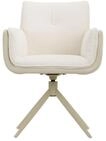 Massivmoebel24 Polsterstuhl POLSTERST&Uuml;HLE 100% Polyester beige (100% Polyester...