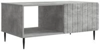 vidaXL Couchtisch 90 x 50 x 40 cm Couchtisch Betongrau 90x50x40 cm Spanplatte