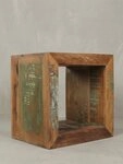 KADIMA DESIGN Beistelltisch Beistelltisch Kalkutta 45 x 45 x 35 cm, Massivholz...
