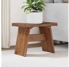 vidaXL Hocker vidaXL Hocker Natur 40 x 25 x 31 cm Mahagoni Holz