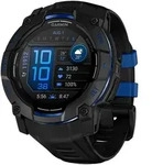 Garmin Instinct 3 AMOLED Smartwatch (1,5 Zoll, Garmin) blau|schwarz