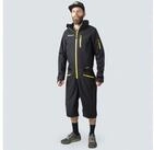 Dirtlej Regenoverall dirtsuit pro edition black/yellow kurze Hose