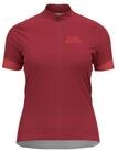 Odlo Radtrikot Odlo Damen Radtrikot Stand-up collar s/s FZ Essentials 411961
