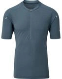 Rab Radtrikot Cindercrino Zip Tee Optimiertes Radfahrer-Shirt mit hervorragender