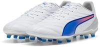 PUMA KING PRO FG/AG PUMA WHITE-BLUEMAZING-FLAT LIG Fu&szlig;ballschuh