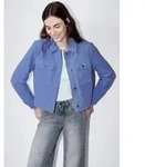 STREET ONE STUDIO Kurzjacke in Cord-Optik blau 40 EU