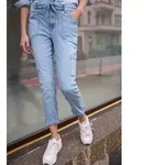 STREET ONE STUDIO Comfort-fit-Jeans Middle Waist blau 30