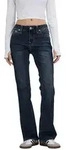 True Religion Bootcut-Jeans BECCA MR BOOTCUT Baumwolle, bootcut fit blau 29