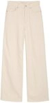 TOM TAILOR Denim Weite Jeans H natur,Casual,Baumwolle,Unifarben,Wide Leg,Hoch