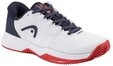 Head Revolt Pro 5.0 Clay/Sandplatz 2026 weiss/navyblau/rot Kinder Tennisschuh
