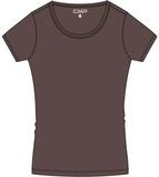 CMP Kurzarmshirt Woman CO T-shirt Leichtes, atmungsaktives T-Shirt mit