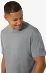 SUPER.NATURAL T-Shirt f&uuml;r Herren, nachhaltig, Merino casual, gerippter Kragen