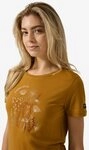 SUPER.NATURAL Print-Shirt f&uuml;r Damen, Merino ROCK FLOWERS TEE Blumen Motiv,