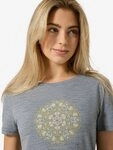 SUPER.NATURAL Print-Shirt Merino T-Shirt W ORNAMENT TEE l&auml;ssiger...