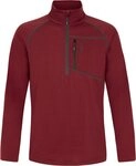 Protest Fleecepullover PRTRekody 1/4 zip active top Velvet red