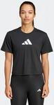 T-Shirt ADIDAS PERFORMANCE "TRAIN ESSENTIALS BIG LOGO PERFORMANCE TRAINING", Damen,