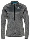 Odlo Stillpullover Odlo Damen FLI 1/2 Zip Mid Layer 542551 dunkelgrau