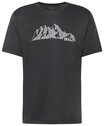 Jack Wolfskin T-Shirt Peak Graphic (atmungsaktiv, schnelltrocknend) phantomgrau