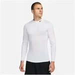Nike Trainingsshirt M NP DF TIGHT LS MOCK schmal geschnitten, atmungsaktiv,...