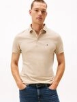 Tommy Hilfiger Poloshirt 1985 SLIM POLO mit Stickerei, Piqu&eacute;-Qualit&auml;t, Slim fit