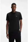 BOSS GREEN Rundhalsshirt Tee Regular Fit Stretch Jersey Cotton, Logo on Chest,
