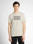 TOM TAILOR Denim Rundhalsshirt mit verschiedenen Logo Prints