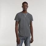 T-Shirt G-STAR "Nifous", Herren, Gr. S, schwarz (dk schwarz gd), Jersey,