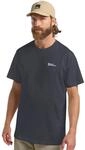 T-Shirt JACK WOLFSKIN "ESSENTIAL T M", Herren, Gr. S (48), blau (schwarznavy,...