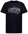 Jack Wolfskin T-Shirt Brand T M mit Logo-Print auf der Vorderseite