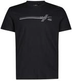 CMP Kurzarmshirt MAN T-shirt L&auml;ssiges Baumwoll-T-Shirt mit tropischem Print,...