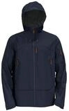 Odlo Softshelljacke Wanderjacke X-Alp 3L (Hardshell, Kapuze, wasserdicht) dunkelblau