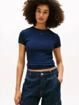 Tommy Jeans Kurzarmshirt TJW 2PACK SLIM ESSENTIAL RIB SS (Packung, 2-tlg.,...
