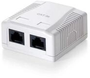 Equip Netzwerk-Port 2-Port Premium Cat.6 Aufputzgeh&auml;use