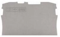 WAGO Abdeckplatte WAGO GmbH& Co. KG Abschluss-/Zwischenplatte grau 2002-1291