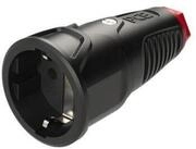 PCE Stromerzeuger PCE Schutzkontaktkupplung IP20 Vollgummi 16A / 250V AC / 3p...