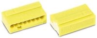 WAGO Verbindungsdosenklemme WAGO Micro-Steckklemmen 243-508, 8-polig, gelb, 50...