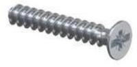 Kaiser Schraube Kaiser Ger&auml;teschraube, PlusMinus 3,2x20mm, gvz 2472-20 100 Stk