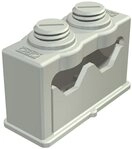 OBO BETTERMANN Kabelschelle Greif-ISO-Schelle f&uuml;r 2 Kabel 6-16mm, 25 St&uuml;ck