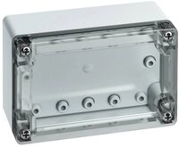 SPELSBERG Montagedose TG Kunststoff-Geh&auml;use IP67 10100401, (Deckel Transparent)