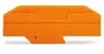 WAGO Abdeckplatte WAGO GmbH& Co. KG Abschlu&szlig;platte orange 282-333 25 Stk