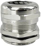 TRU COMPONENTS Kabelsockel PG29 Messing (vernickelt TC-10302892