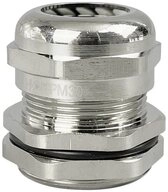 TRU COMPONENTS Kabelsockel M30 Messing (vernickelt TC-10302844