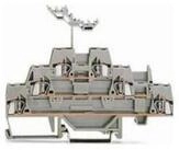WAGO Klemmbefestigung WAGO GmbH& Co. KG Drei-Stock-Klemme 0,08-2,5mmq grau...
