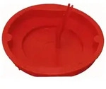 Kopp Spiegel Kopp Signaldeckel rot 60mm, Durchmesser f&uuml;r Schalterdosen 25 Stk...