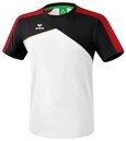 Erima T-Shirt Premium One 2.0 weiss/schwarz/rot/gelb Jungen