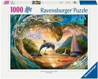 Ravensburger Puzzle Sprung in den Sonnenuntergang, 1000 Puzzleteile, Made in...
