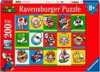 Ravensburger Puzzle Wooden, Nintendo Super Mario, Charakter-Kollektion, 200